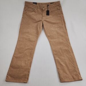 Bonobos Mens Corduroy Pants 38x30 Beige Camel Slim Fit Stretch BDB01587S125K NEW